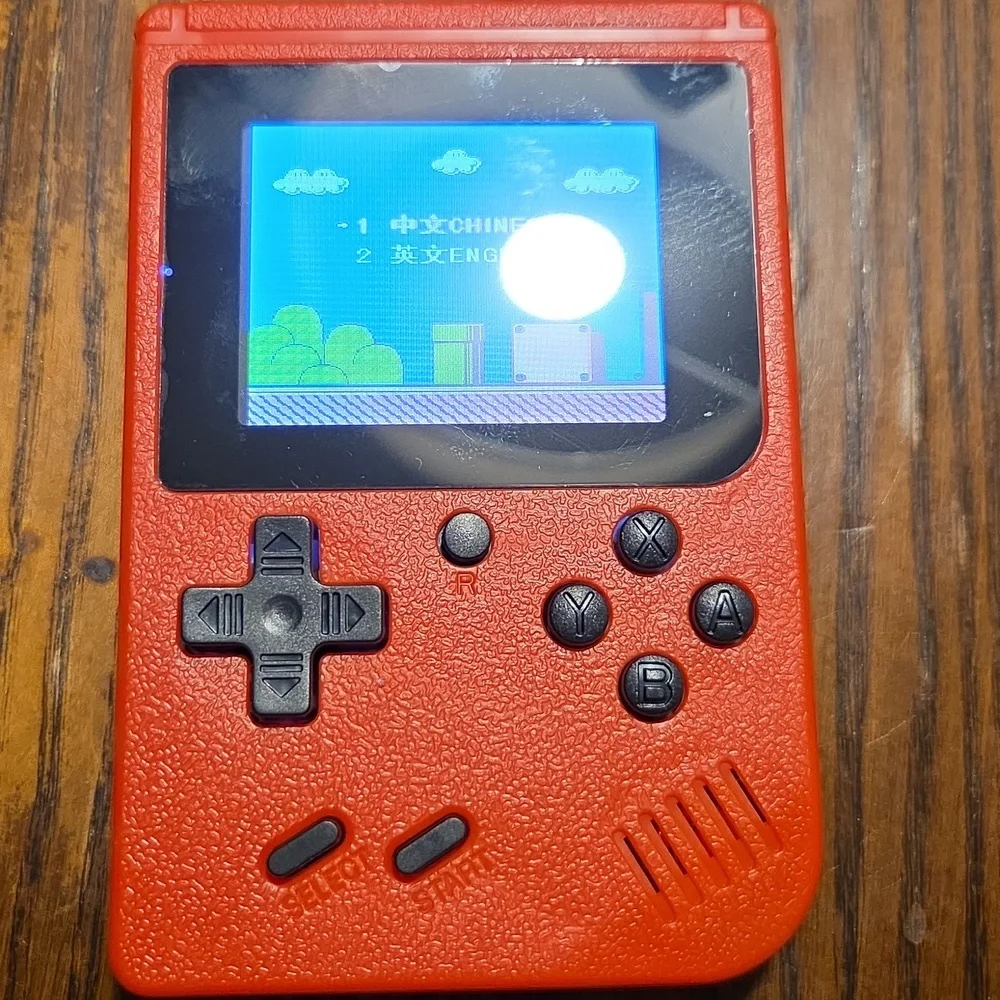New Game Box Plus Handheld Console - Red Over 500 Games In 1